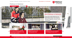 Desktop Screenshot of malteser-nettetal.de